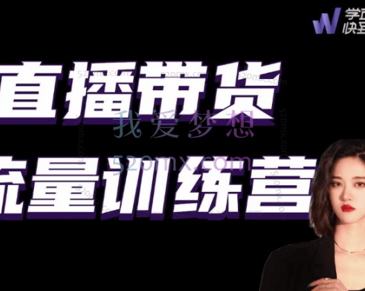 陈婉婉：直播带货流量训练营