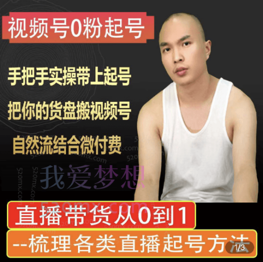 天诺老吴：视频号起号课(从0-1系统学习)，手把手实操带上起号，把你的货盘搬视频号，自然流结合微付费.