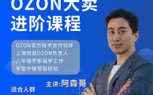 俄罗斯阿森哥-OZON大卖进阶课程