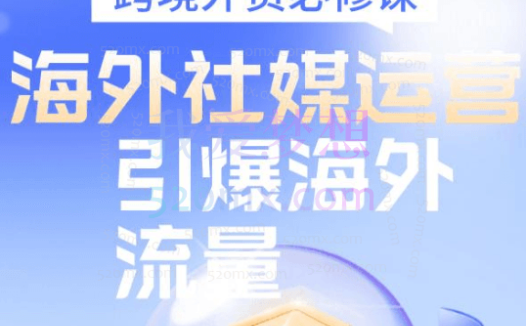 跨境电商小P哥外贸跨境电商——海外社媒运营课