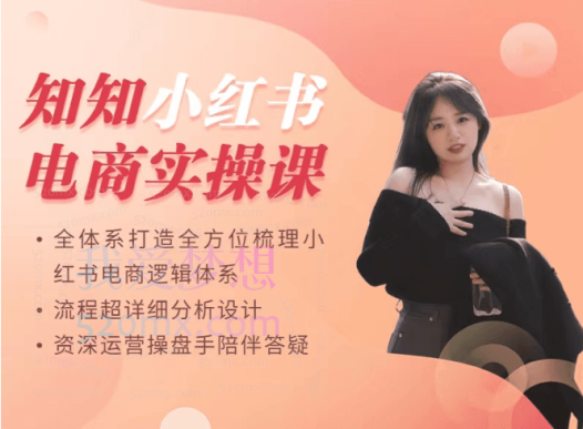 【知知】小红书电商实操课一对一