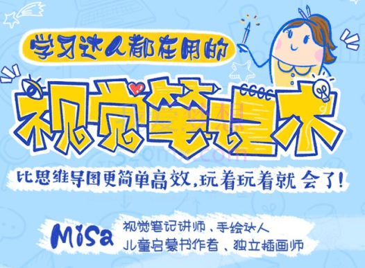 学习达人都在用的视觉笔记术: 比思维导图更简单高效,玩着玩着就会了!