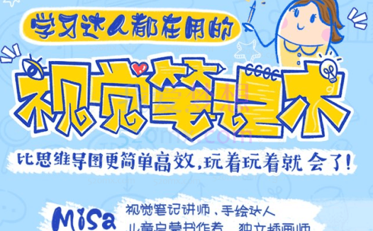 学习达人都在用的视觉笔记术: 比思维导图更简单高效,玩着玩着就会了!