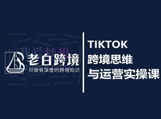 老白跨境:老白的TIKTOK跨境思维与运营实操课