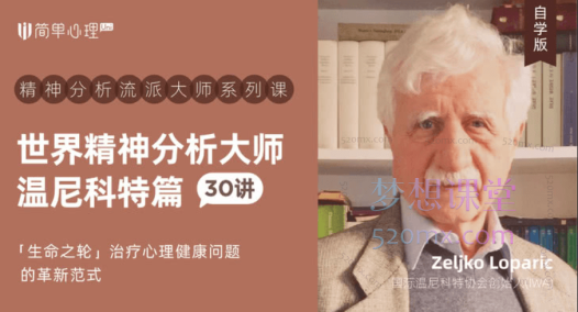 世界精神分析大师系列课–温尼科特篇（自学版）