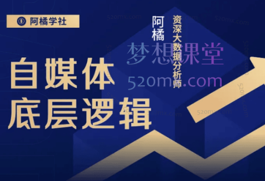 阿橘老师自媒体底层逻辑录播课