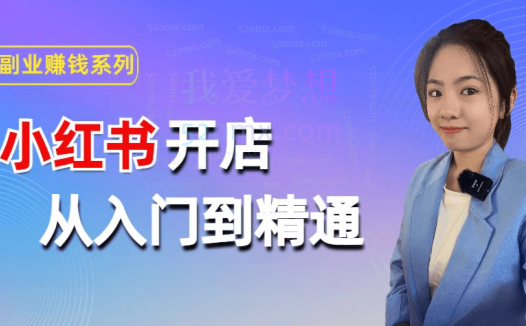 多米老师小红书开店——从入门到精通全流程202节