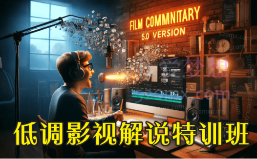 低调影视解说特训班-7天超速培训教程