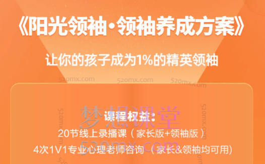 R法学园《阳光领袖·领袖养成方案》让你的孩子成为1％的精英领袖