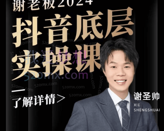 2024谢老板底层实操课,重塑短视频底层逻辑,打造个人ip变现