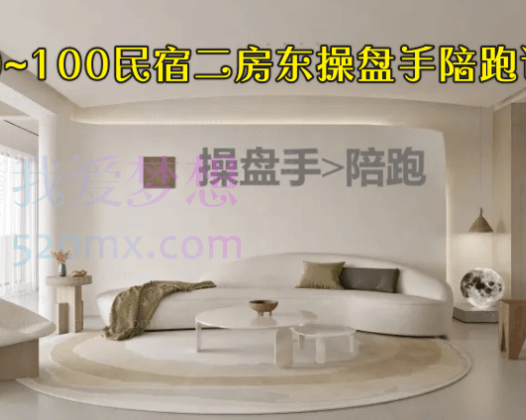 民宿二房东操盘手,民宿营销实战,纯干货,零忽悠,手把手教你做营销