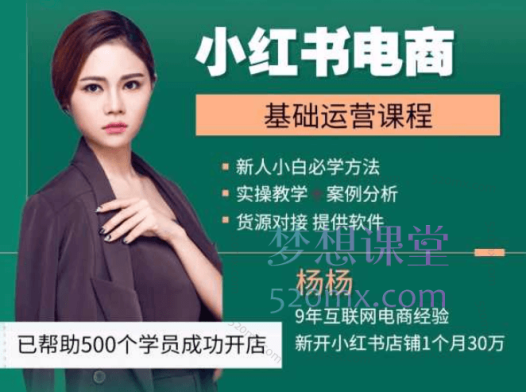 爽儿老师-小红书电商高级运营课程