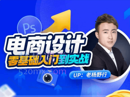 (老杨野行)电商设计零基础入门到实战,再到变现