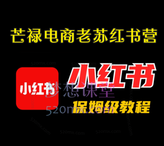 芒禄电商老苏红书营