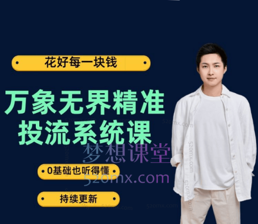 王天真万象无界精准投流系统课