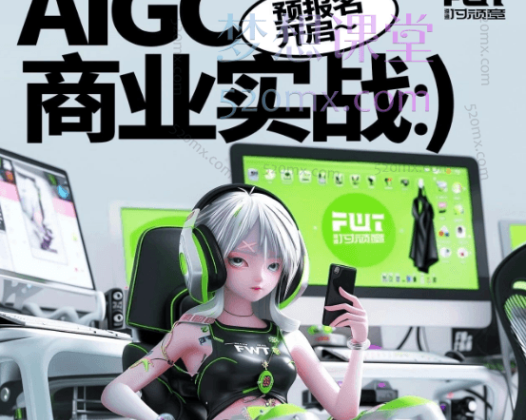 2024AIGC商业实战MJ+SD，从0基础到进阶深度学习