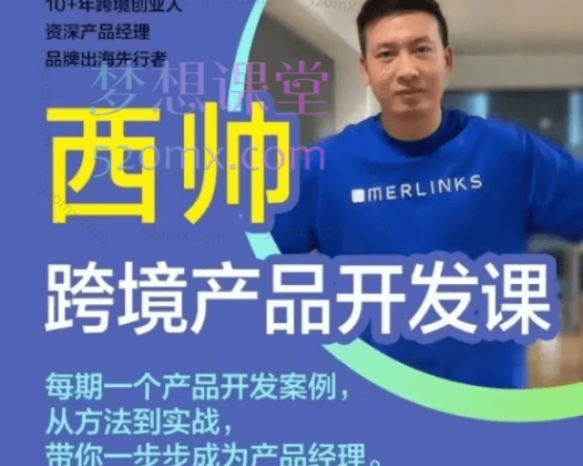 西帅跨境选品课+跨境产品开发课,深度讲解跨境