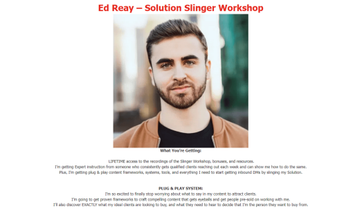 快速打造吸引客户的内容，解决方案营销工作坊价值($297.00)