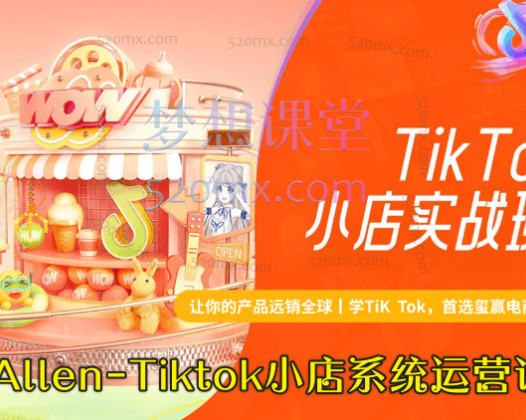 Allen-Tiktok小店系统运营课