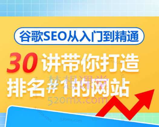 谷歌SEO从入门到精通，30讲带你打造排名第1网站