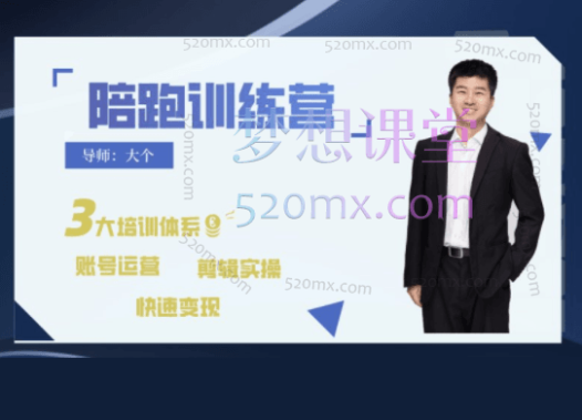 IP切片剪辑运营陪跑课,账号运营、剪辑实操以及快速变现