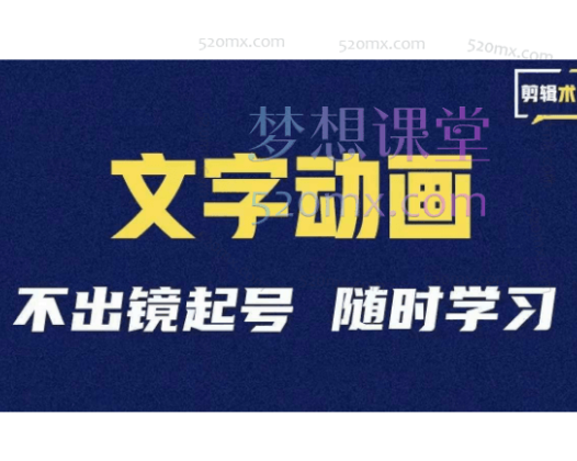 二哥学抖音文字动画类短视频剪辑术