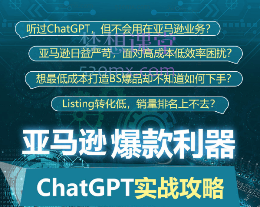 亚马逊爆款利器:ChatGPT实战攻略,以最低成本和最高效率打造BS爆品