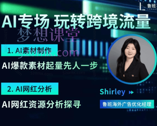 AI营销专场,如何用AI做素材,找网红?