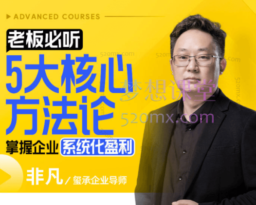 5大核心方法论,掌握企业系统化盈利密码【老板必听】