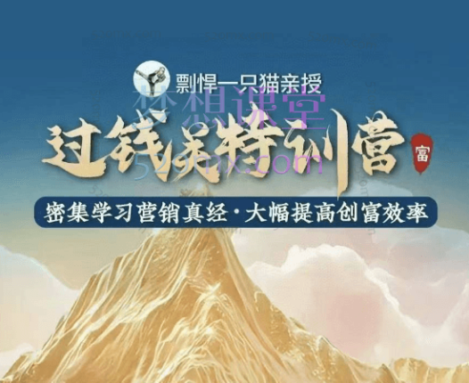 剽悍一只猫-过钱关特训营,学习营销真经 大幅度提高创富效率