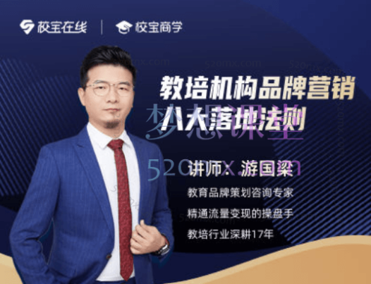 游国梁教培机构品牌营销八大落地法则