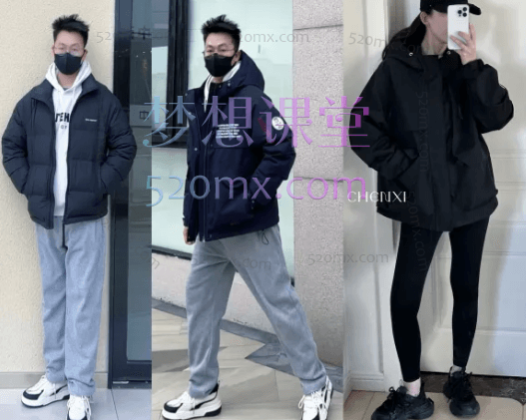 （五期）成人插肩袖棉衣.羽绒服四件套(2款）